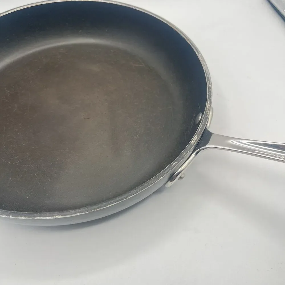 All Clad 10 Inch Skillet Frying Pan Hard Anodized Nonstick No Lid